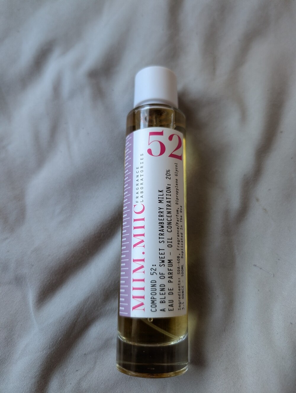 52 Sweet Strawberry Milk Fragrance Oil - Miim Miic